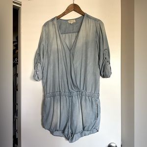 Denim Short Romper by Cloth & Stone (Anthropology)